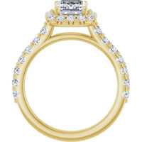 2-3/4 Cttw. Halo Engagement Ring