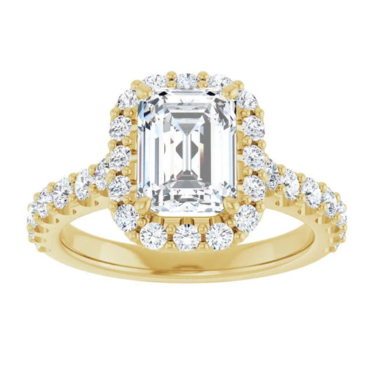 2-3/4 Cttw. Halo Engagement Ring
