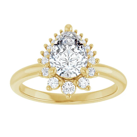 Halo Engagement Ring