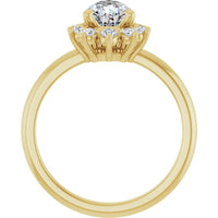 Halo Engagement Ring