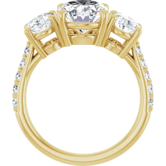 Three Stone Engagement Ring