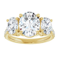 Three Stone Engagement Ring