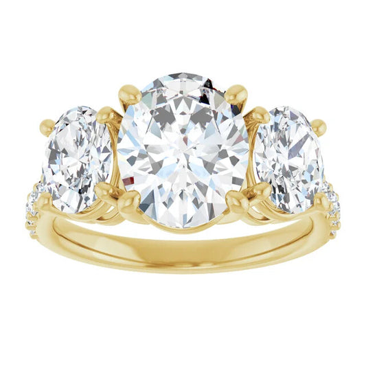 Three Stone Engagement Ring
