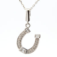 1/8 Cttw. Horse Shoe Pendant