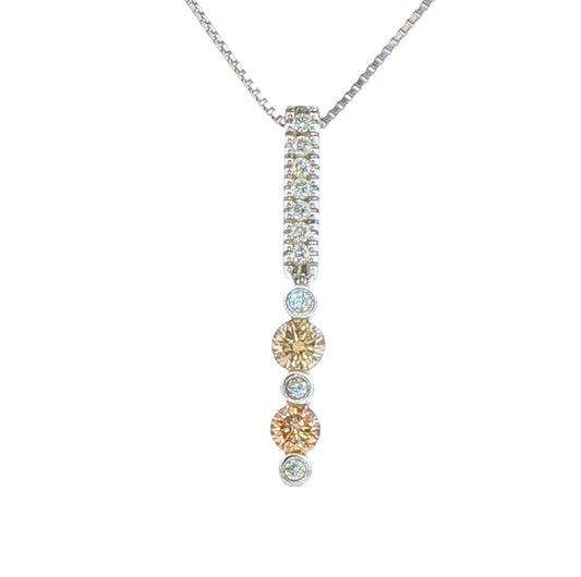 1/4 Cttw. Bar Pendant