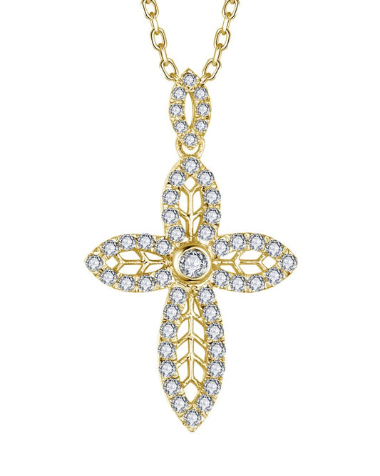 1/4 Cttw. Diamond Cross Pendant