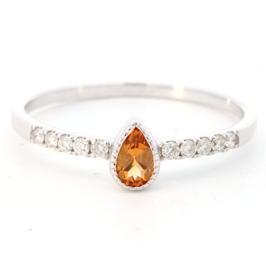 Citrine Accented Ring