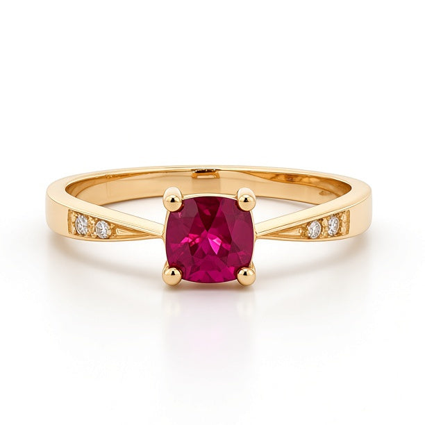 Colored Stone Rings -Ladie