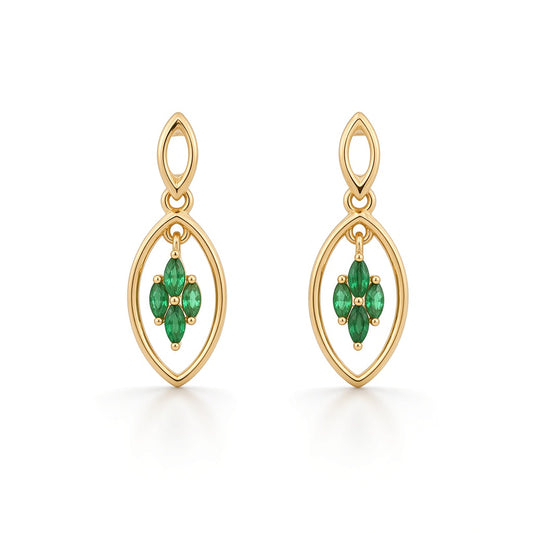 Colored Stone Earring