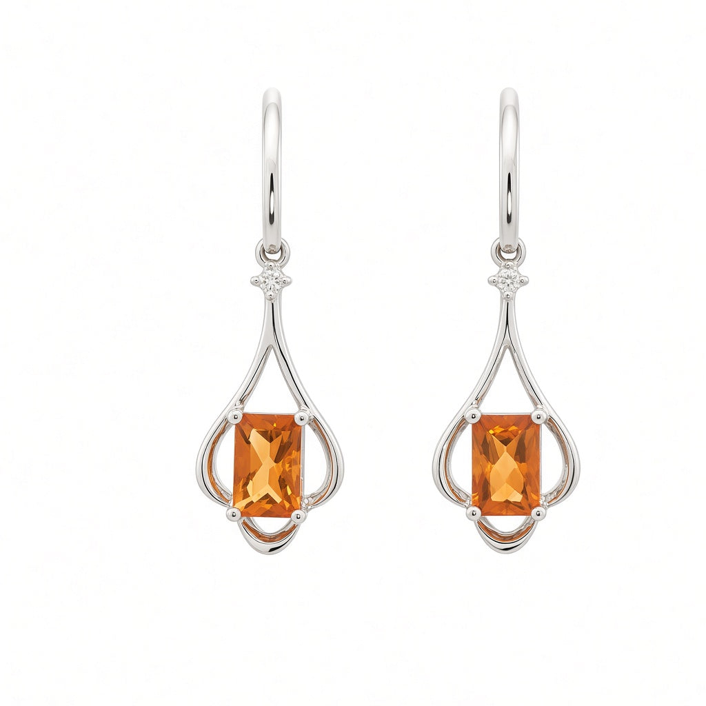 Colored Stone Earring