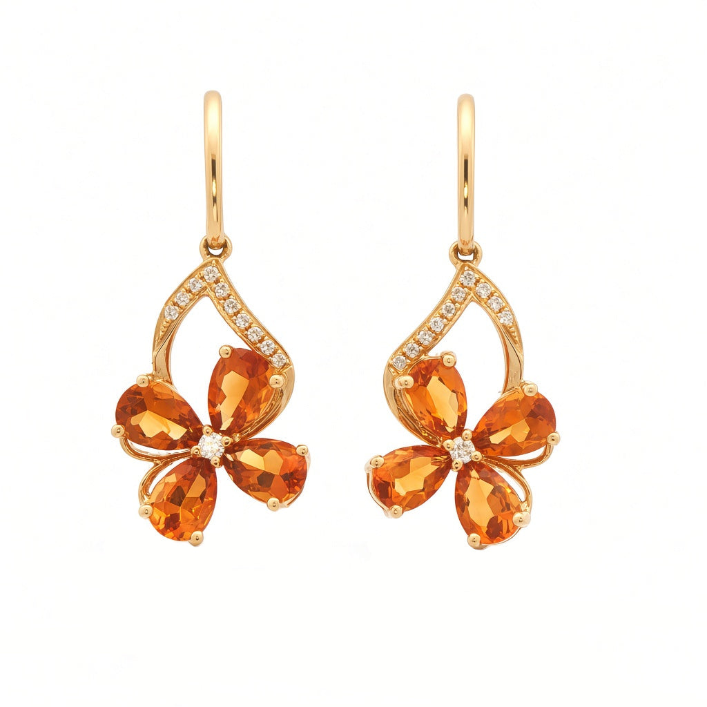 Colored Stone Earring