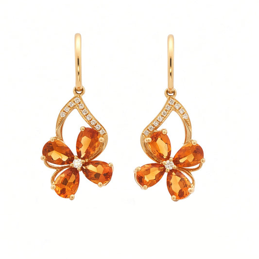 Colored Stone Earring