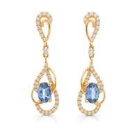 Colored Stone Earring