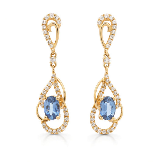 Colored Stone Earring