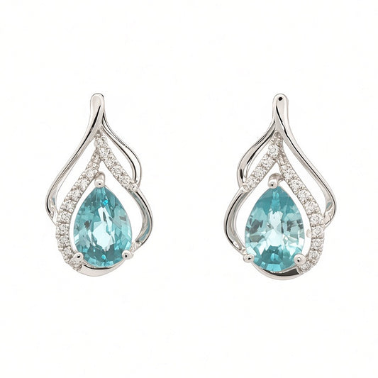 Colored Stone Earring