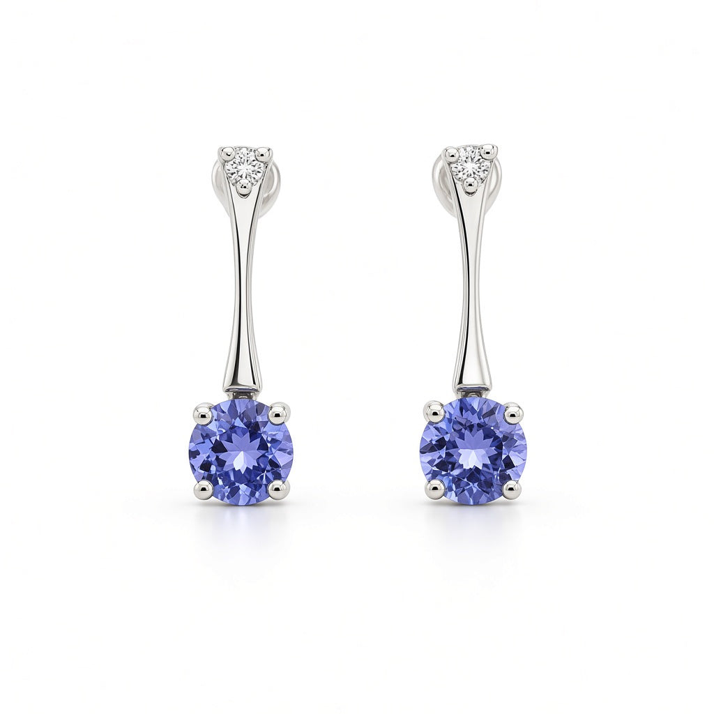 Colored Stone Earring