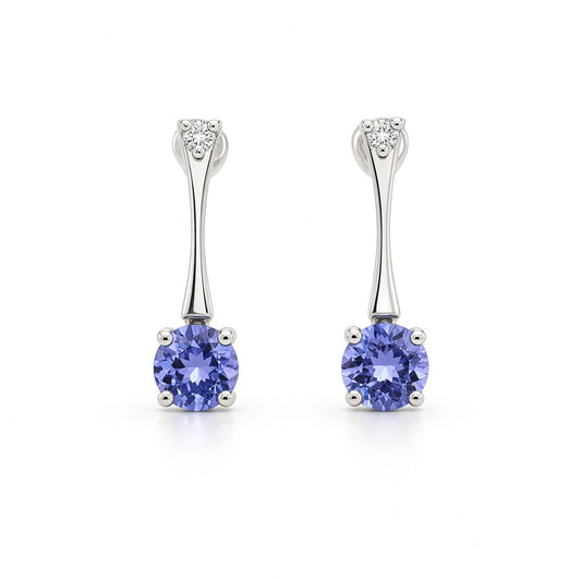 Colored Stone Earring