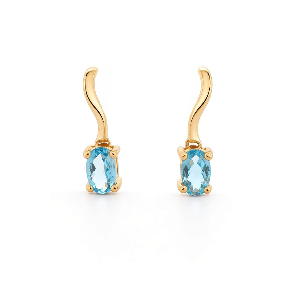 Colored Stone Earring