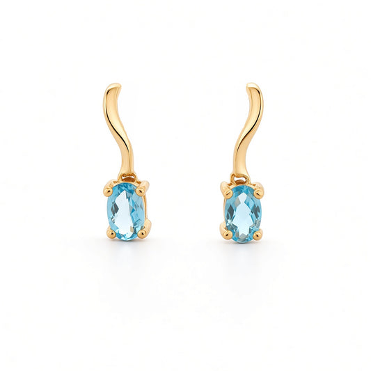 Colored Stone Earring