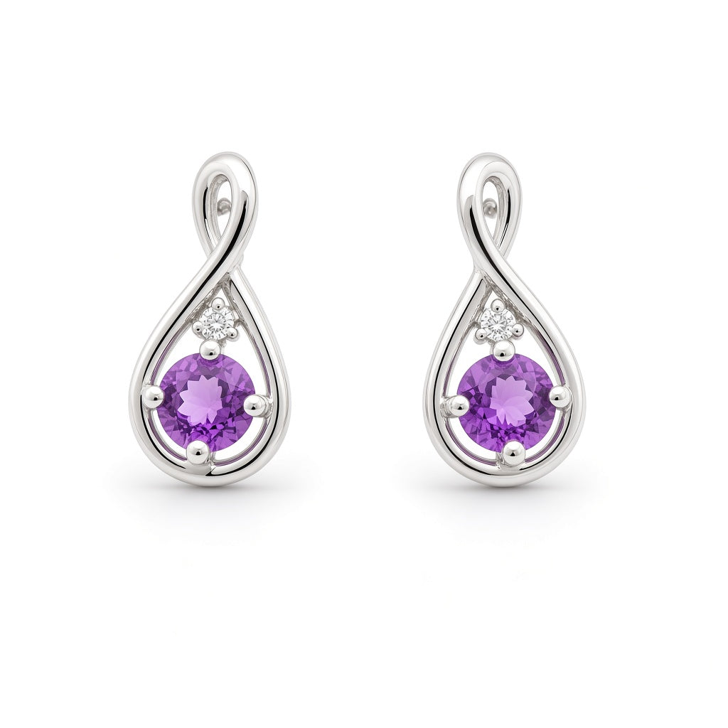 Colored Stone Earring
