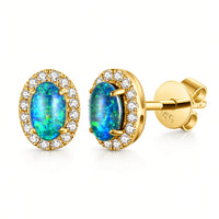 Colored Stone Earring