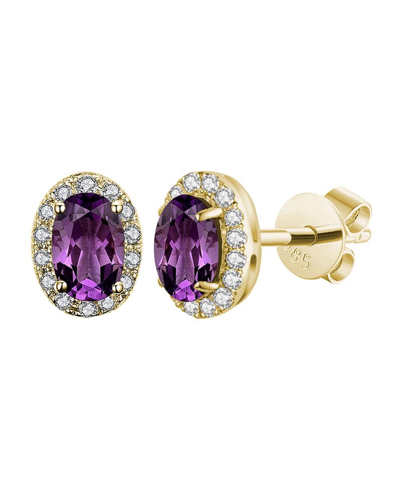 Colored Stone Earring