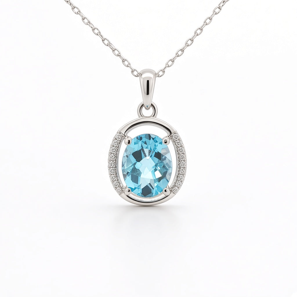 Colored Stone Pendant