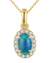 Colored Stone Pendant