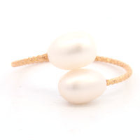 Pearls Wire wrapped Ring