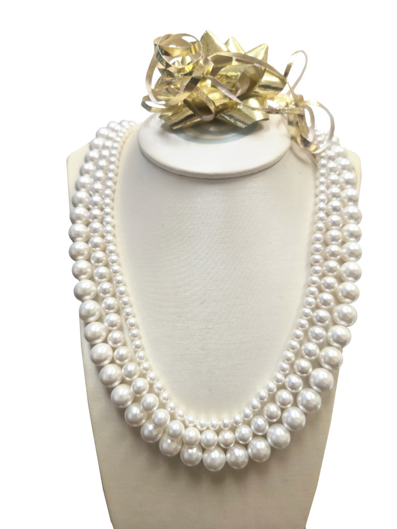 Pearls Three-Strand Triple Strand