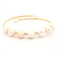 Pearls Wire Wrapped Bracelet