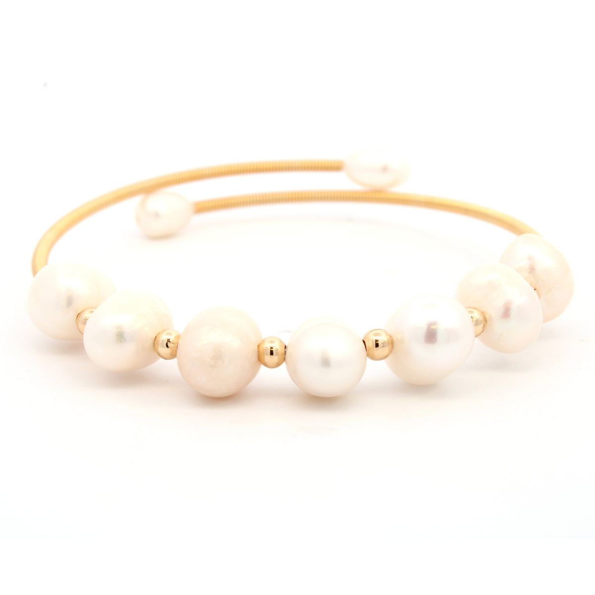 Pearls Wire Wrapped Bracelet