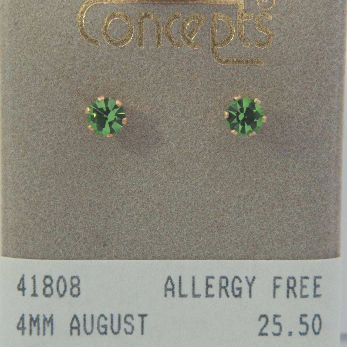 24K Gold Plated Surgical Stainless Steel August Stud