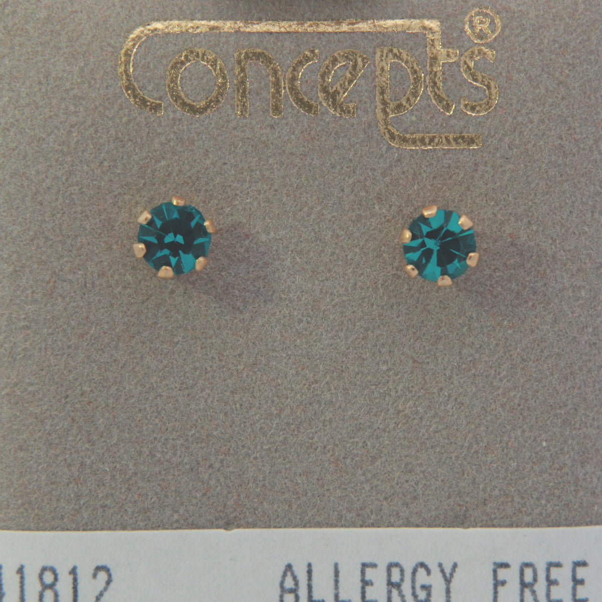 24K Gold Plated Surgical Stainless Steel December Stud