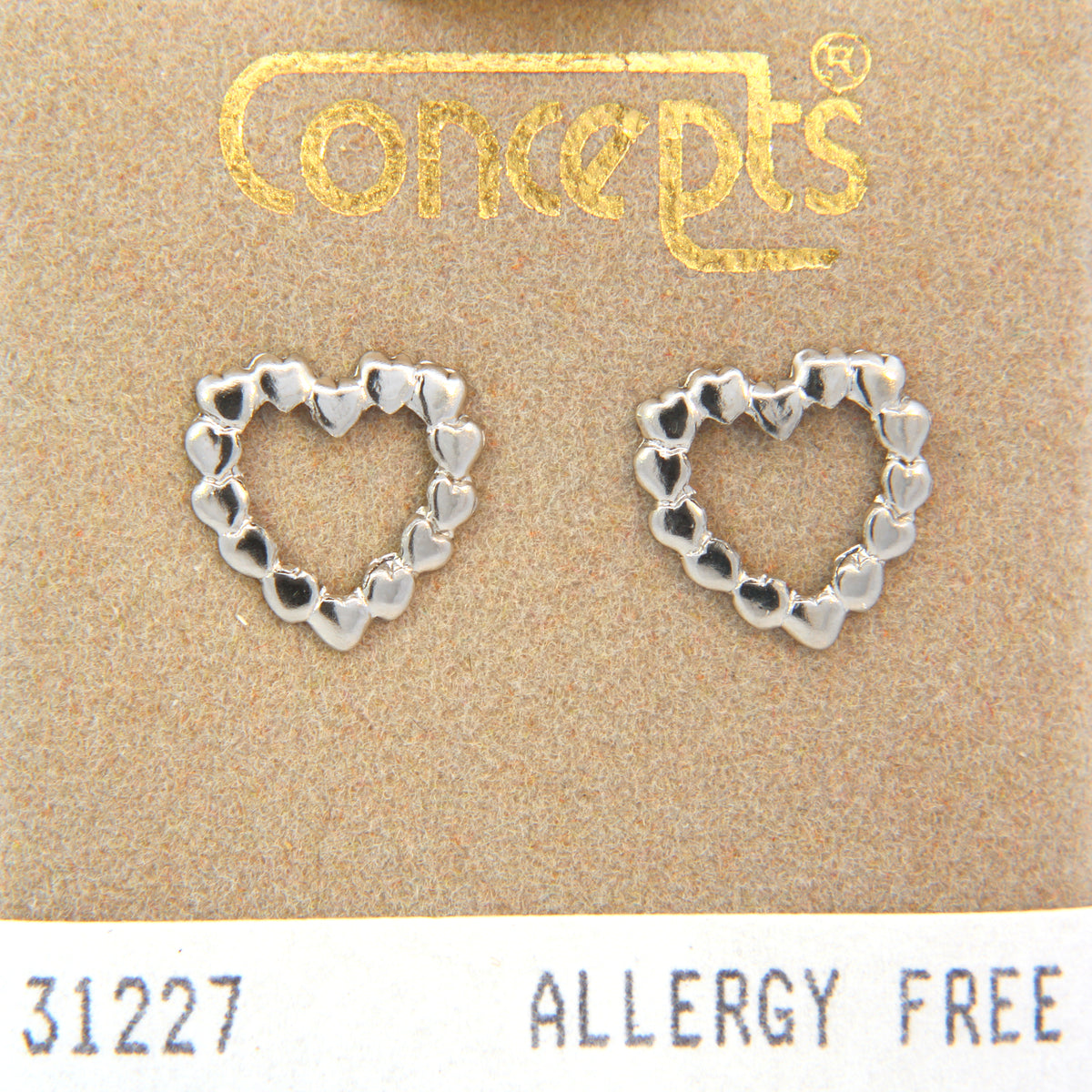 Surgical Stainless Steel Heart Stud