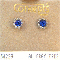 Surgical Stainless Steel September Daisy Stud