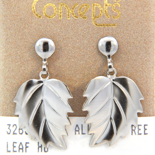 Surgical Stainless Steel Leaf Dangle