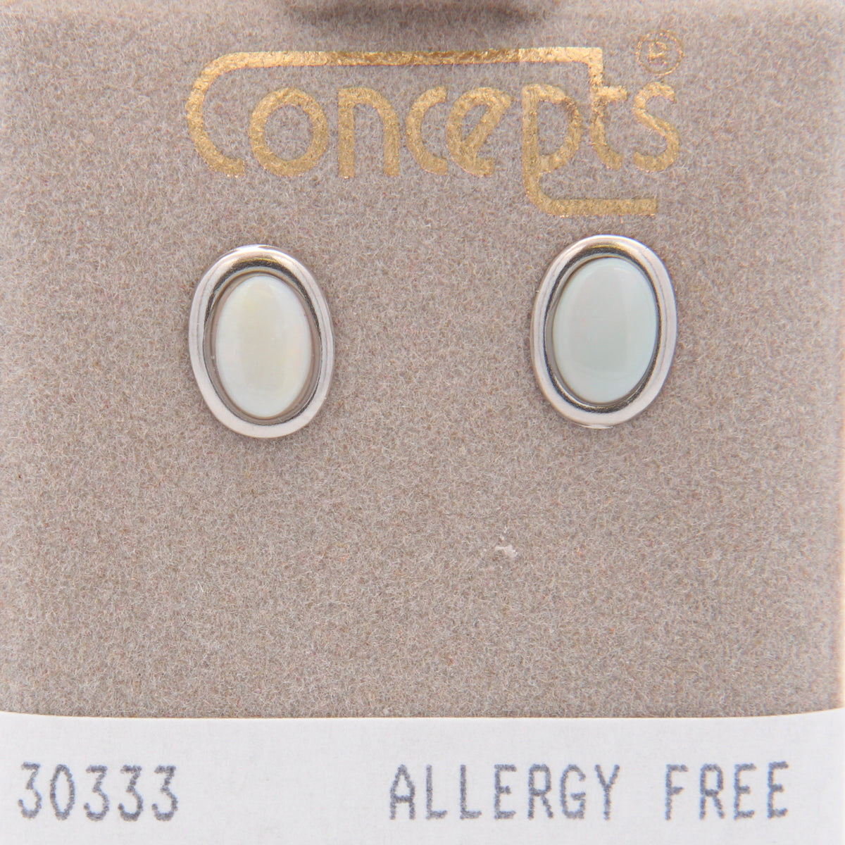 Surgical Stainless Steel Genuine Opal Stud