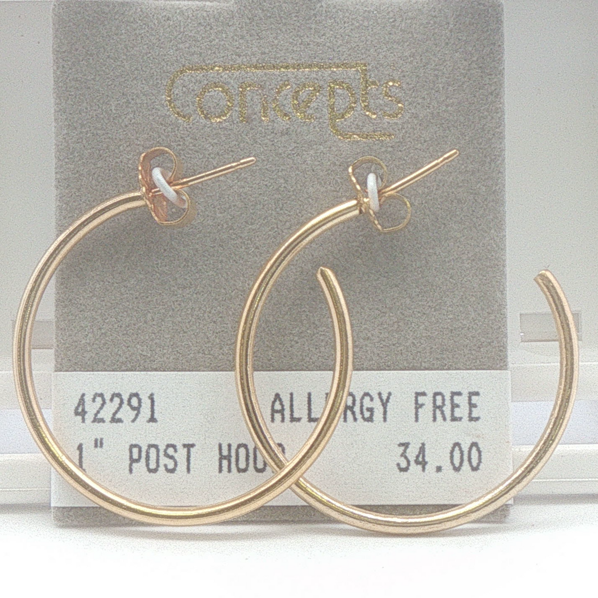 24K Gold Plated Surgical Stainless Steel Hoop
