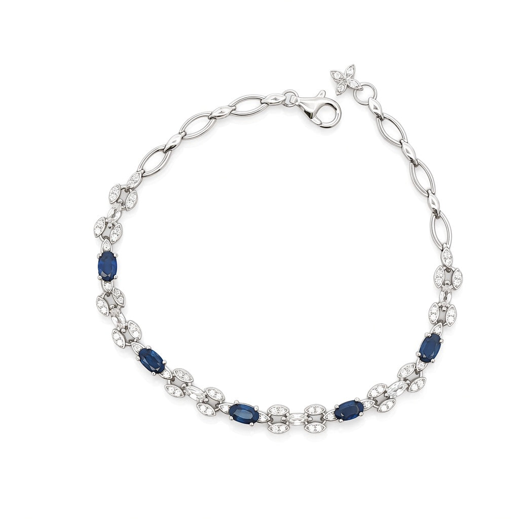 Silver Bracelets with Stone