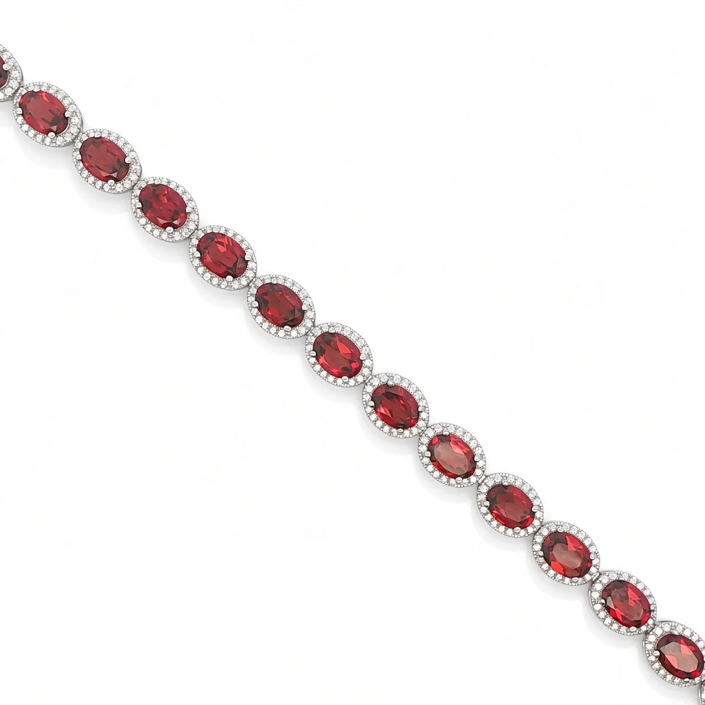 Silver Bracelets with Stone