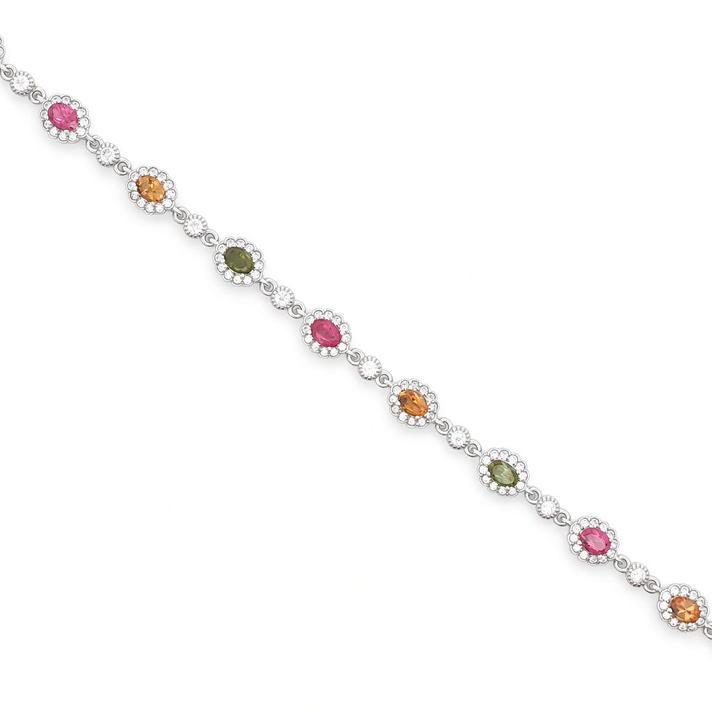 Silver Bracelets with Stone