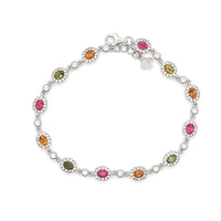 Silver Bracelets with Stone