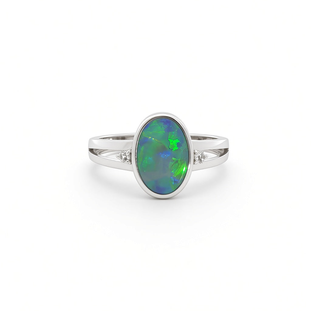Silver Rings With Gemstone