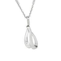 Diamond Hidden Bail Pendant
