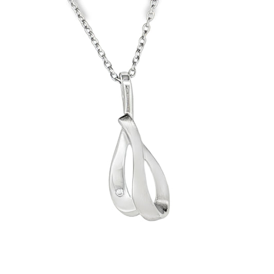 Diamond Hidden Bail Pendant