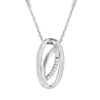 Diamonds Hidden Bail Pendant