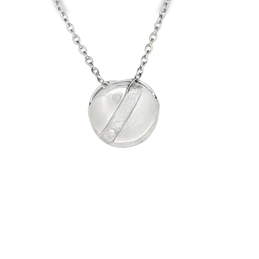 Diamond Hidden Bail Pendant