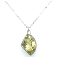 Citrine Drop Pendant