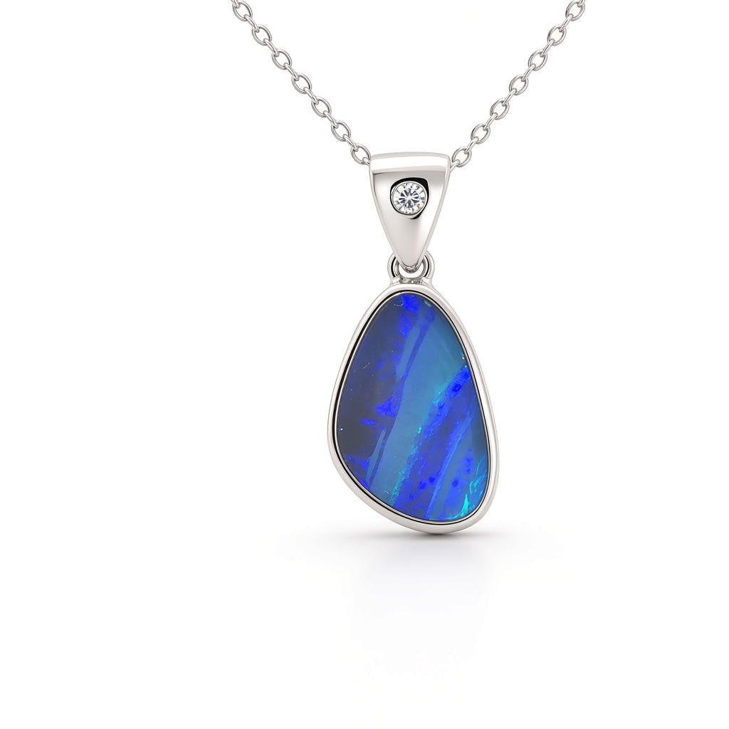 Opal Dangle Pendant